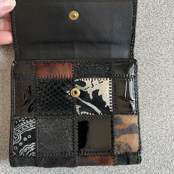 Braccialini Italy Patchwork Leather Wallet - Picture 3 of 11